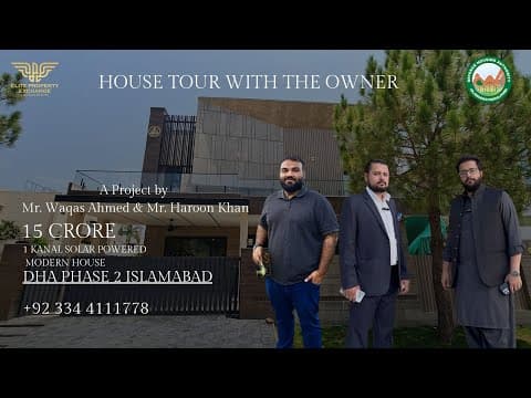 Solar powered 5 bed designer residence in DHA Phase 2.