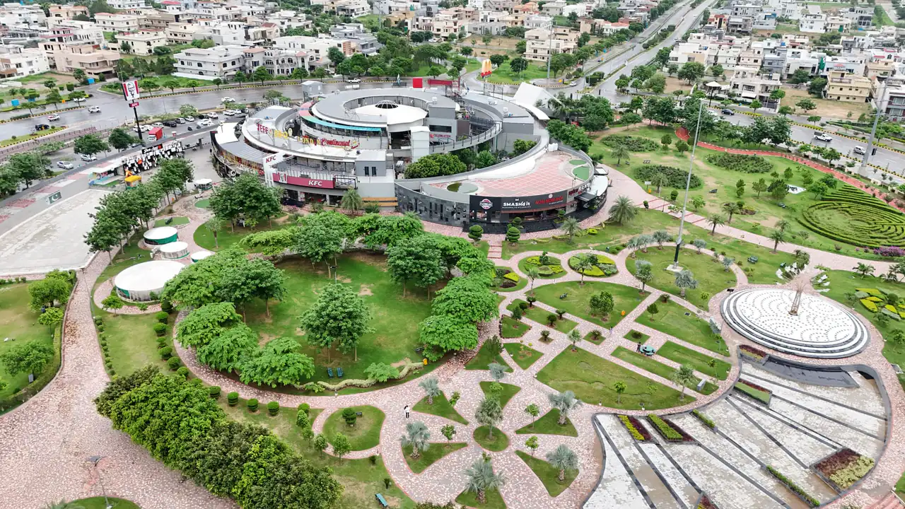 Aerial view of DHA Phase 2, Islamabad